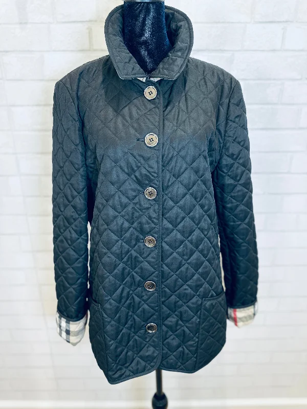 BURBERRY Quilted Jacket / XL V-Neck Jacket Boat Neck Jacket Square Neck Jacket