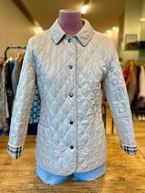 BURBERRY quilted shell jacket / S Denim Jacket Leather Jacket Suede Jacket