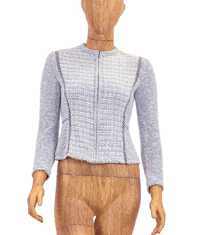 Classic Tweed Fitted Jacket Print Jacket Jacquard Jacket Patchwork Jacket