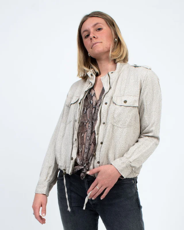 "Collins" Printed Jacket Appliqued Jacket Beaded Jacket Sequined Jacket
