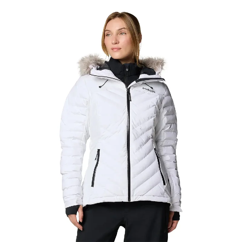 Bird Mountain™ III Insulated Jacket - White Knit Fabric Woven Fabric Fleece Fabric