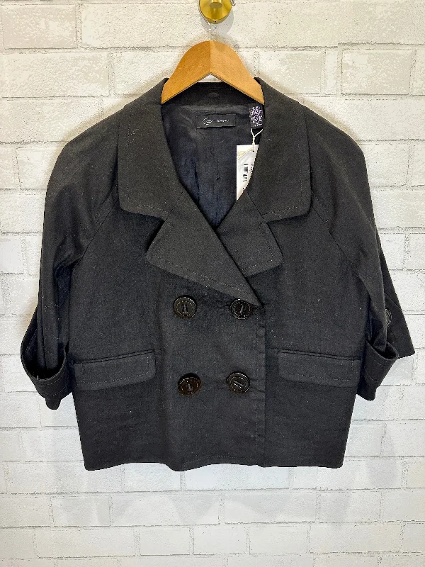 CONTEXT Cropped Jacket size XL Rayon Jacket Velvet Jacket Corduroy Jacket