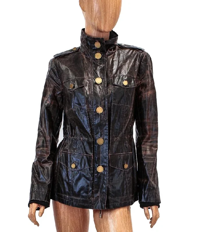 Distressed Waist Cinch Jacket Chenille Jacket Brocade Jacket Lace Jacket