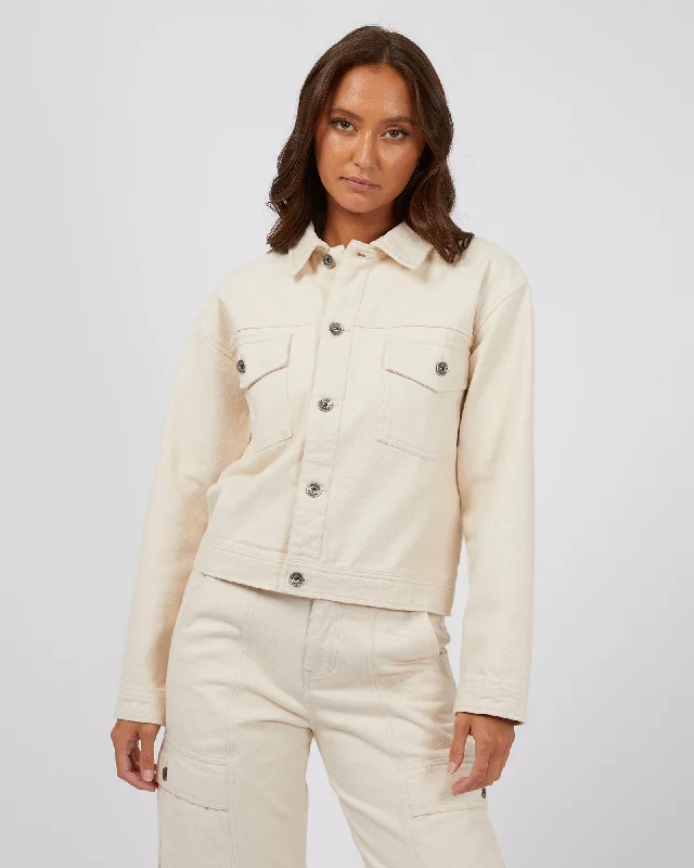 Dove Cropped Jacket Beige Striped Jacket Polka Dot Jacket Floral Jacket