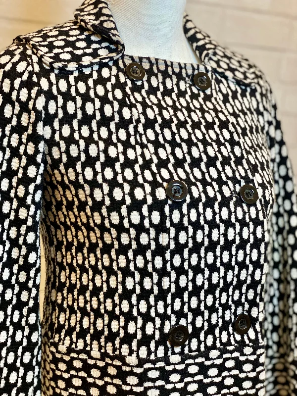 DVF Cropped Jacket / S Welt Pockets Slit Pockets Flap Pockets