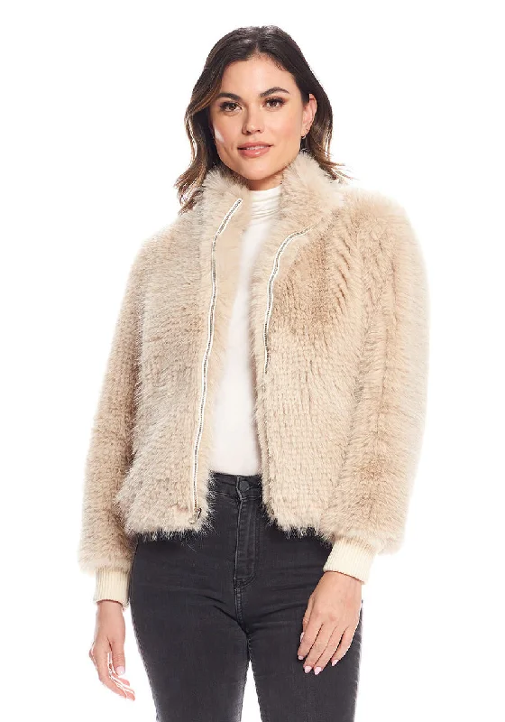 Parkside Bomber Jacket (Champagne) Plaid Jacket Tartan Jacket Houndstooth Jacket
