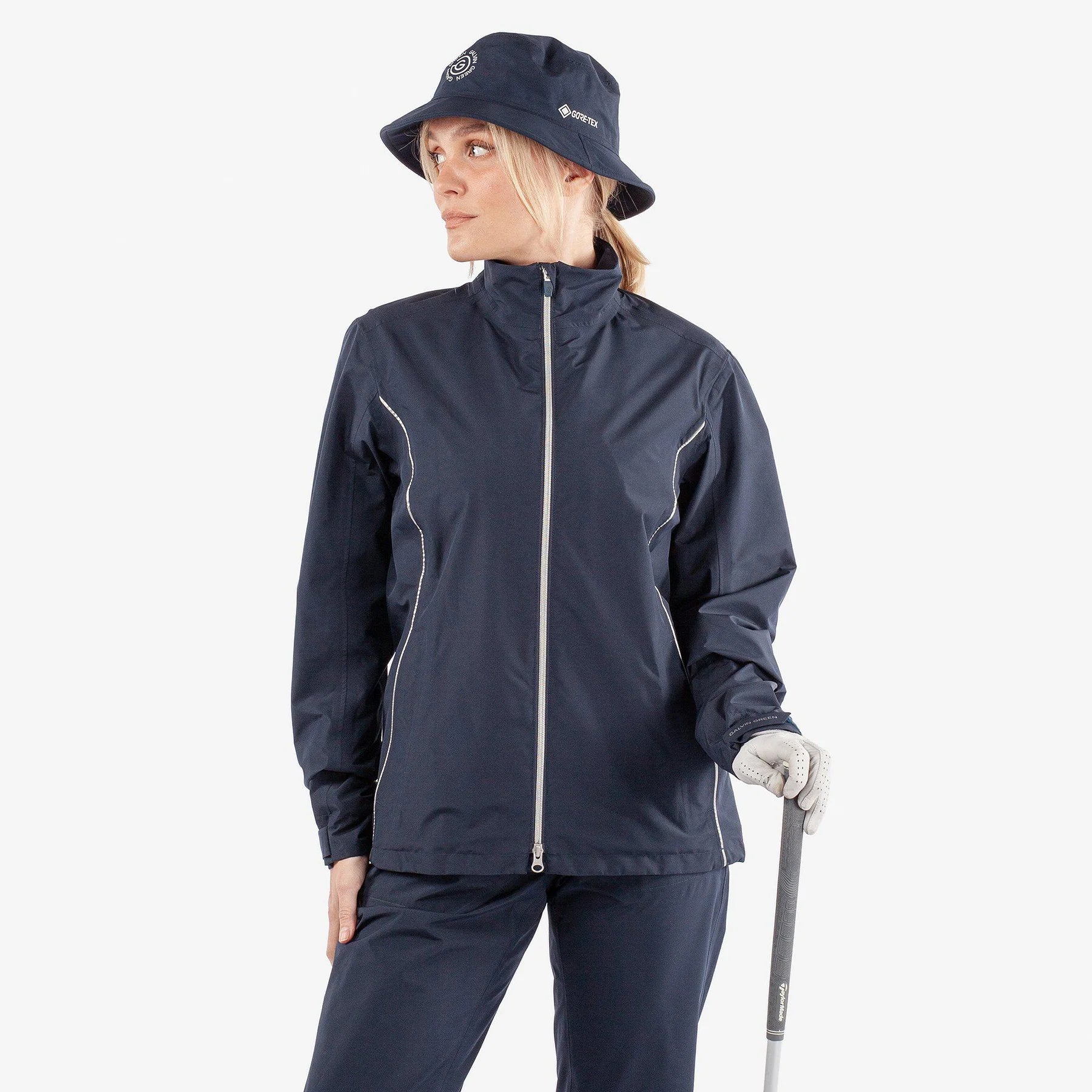 GALVIN GREEN WOMEN ANYA Jacket Front Pockets Side Pockets Patch Pockets