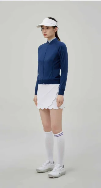 HONMA 23SS WOMEN FULL-ZIP LIGHT SUMMER JACKET Wool Jacket Cashmere Jacket Tweed Jacket HONMA 23SS WOMEN FULL-ZIP LIGHT SUMMER JACKET Wool Jacket Cashmere Jacket Tweed Jacket