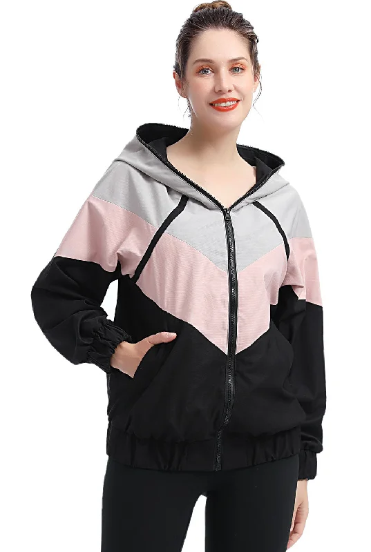 Kimi + Kai Maternity "Ellie" Water Repellent Performance Jacket Mesh Jacket Canvas Jacket Denim Jacket