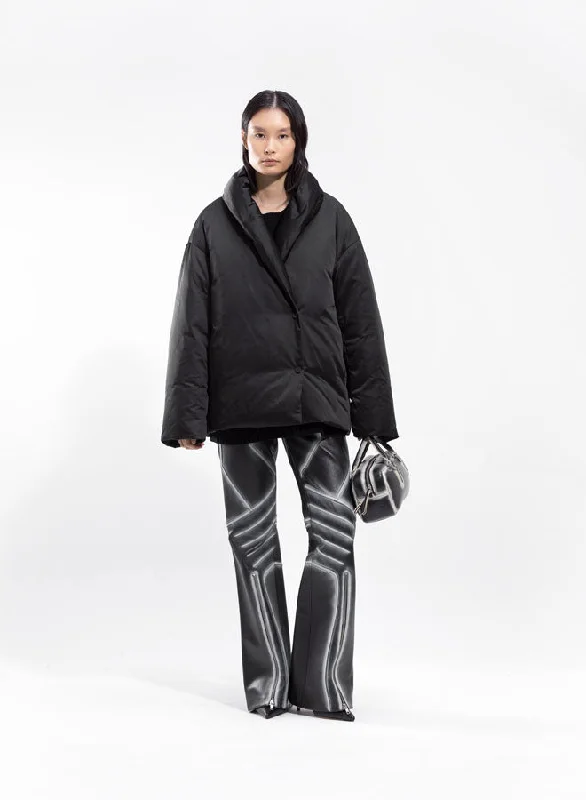 Nala Jacket - Black Oversized Jacket Tailored Jacket Straight Jacket