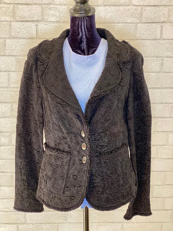 NILI LOTAN Cotton Blazer Jacket / S-US4 Herringbone Jacket Houndstooth Jacket Plaid Jacket