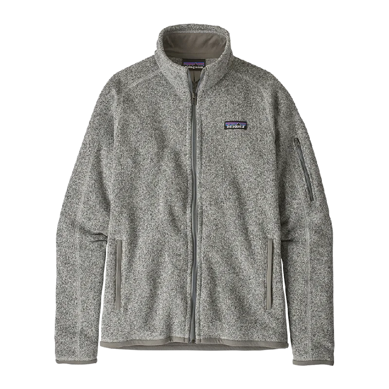 Patagonia Women's Better Sweater Jacket Birch White A-Line Jacket Boat Neck Shawl Collar