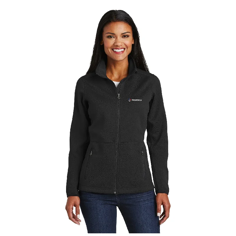 Port Authority Ladies Pique Fleece Jacket Collared Jacket Crew Neck Jacket Turtle Neck Jacket