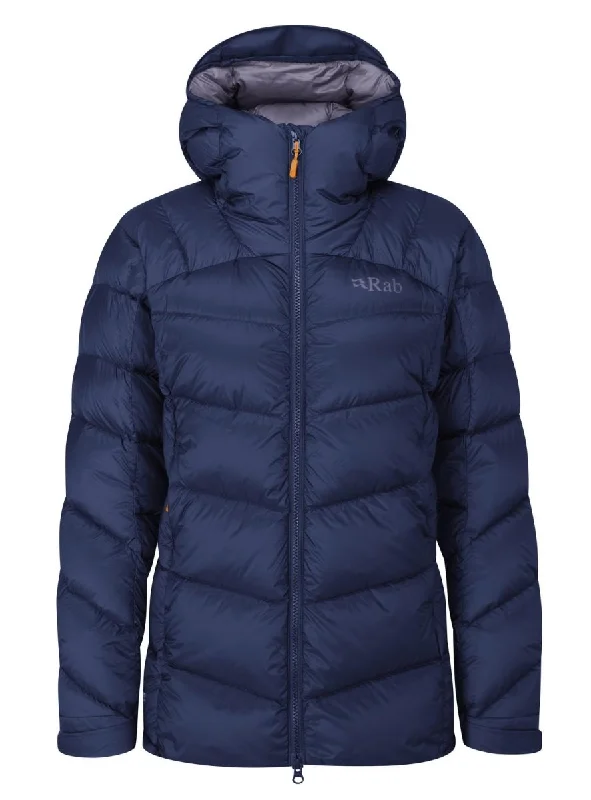 Neutrino Pro Down Jacket - Patriot Blue Belted Jacket Elasticated Jacket Padded Jacket