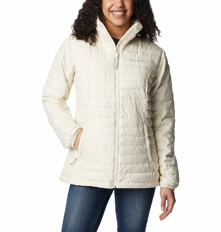 Silver Falls™ Insulated Jacket - Chalk Notch Collar Peter Pan Collar Cowl Neck