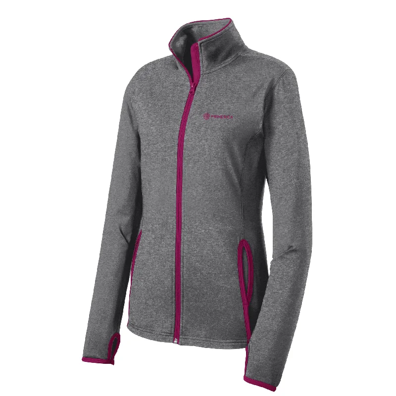 Charcoal Grey Heather/Pink Rush