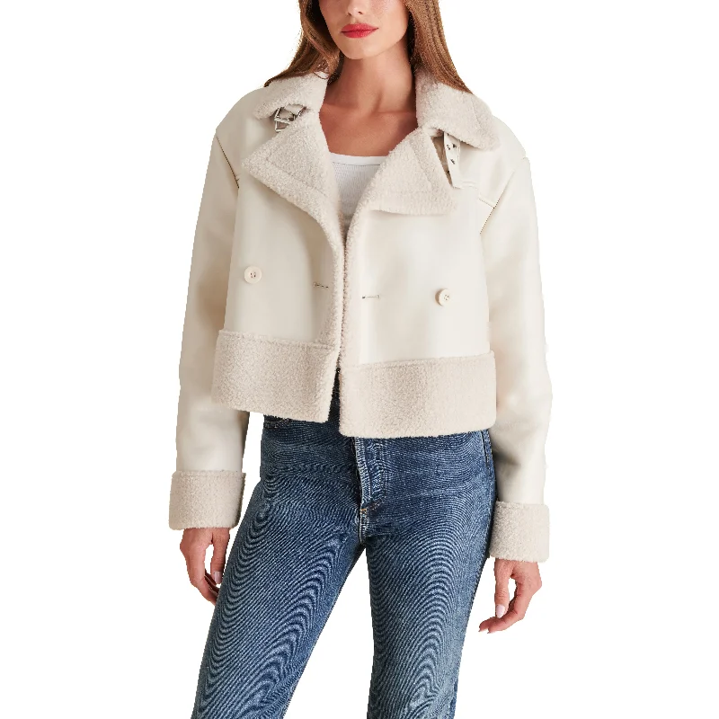 Steve Madden - Athen Jacket - Bone Chenille Fabric Brocade Fabric Lace Fabric