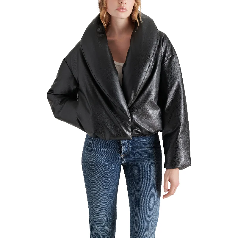 Steve Madden - Evy Jacket - Black Mesh Jacket Canvas Jacket Denim Jacket