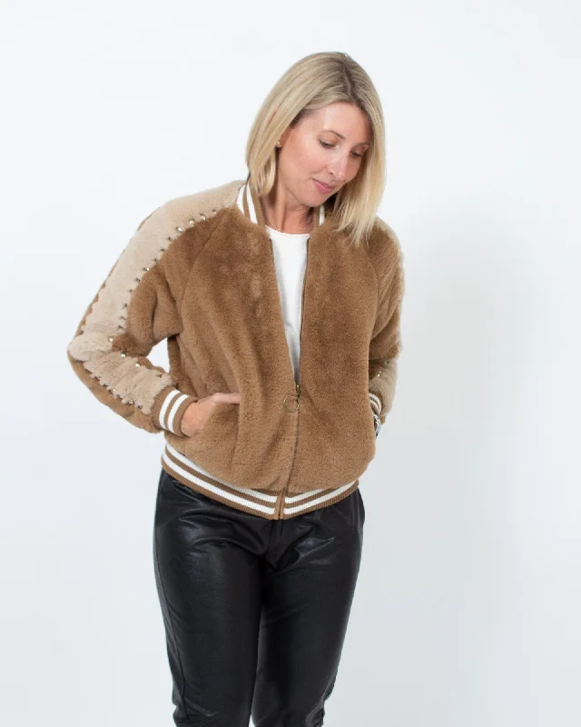 The Letterman Faux Fur Jacket Cotton Jacket Linen Jacket Terry Jacket