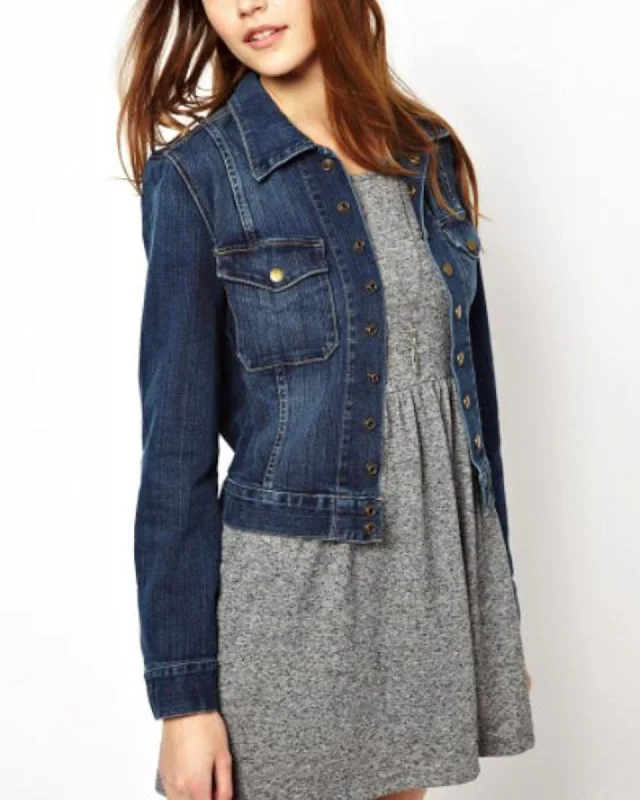 "The Snap Jacket Loved" Denim Jacket Fitted Jacket Loose Jacket Oversized Jacket