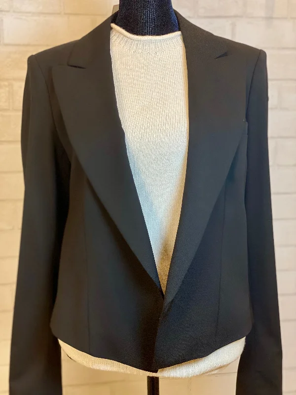 THEROY Blazer Jacket Size M-US8 Collared Jacket Crew Neck Jacket Turtle Neck Jacket