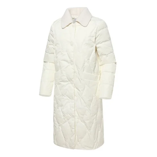 W.ANGLE SS22 WOMEN CF KNIT LONG DOWN JACKET Elasticated Jacket Padded Jacket Insulated Jacket W.ANGLE SS22 WOMEN CF KNIT LONG DOWN JACKET Elasticated Jacket Padded Jacket Insulated Jacket