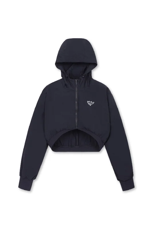 WAAC Women Athletic Bolero Hoodie Jacket One-Shoulder Jacket Off-the-Shoulder Jacket Asymmetrical Jacket