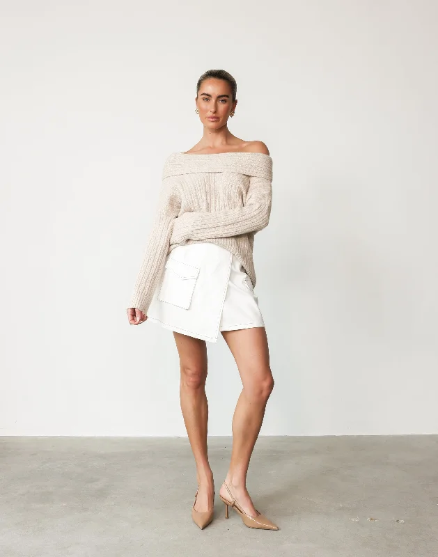 Scottie Mini Skirt (White) tulle skirt dreamy