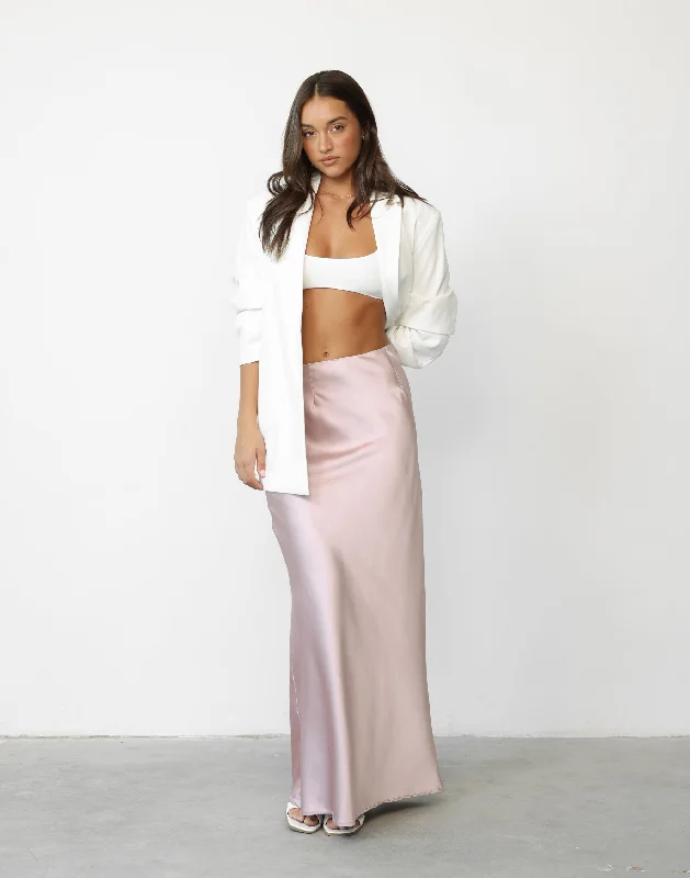 Sincerity Maxi Skirt (Mauve) maxi skirt elegant