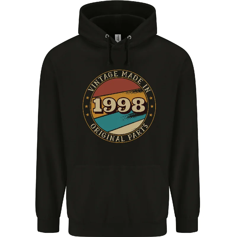26th Birthday  Vintage Made In 1998 Mens 80% Cotton Hoodie Graphic Hoodie Design Print