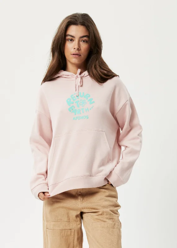 AFENDS Womens Taylor - Hoodie - Lotus Hoodie with Logo Branding Identity