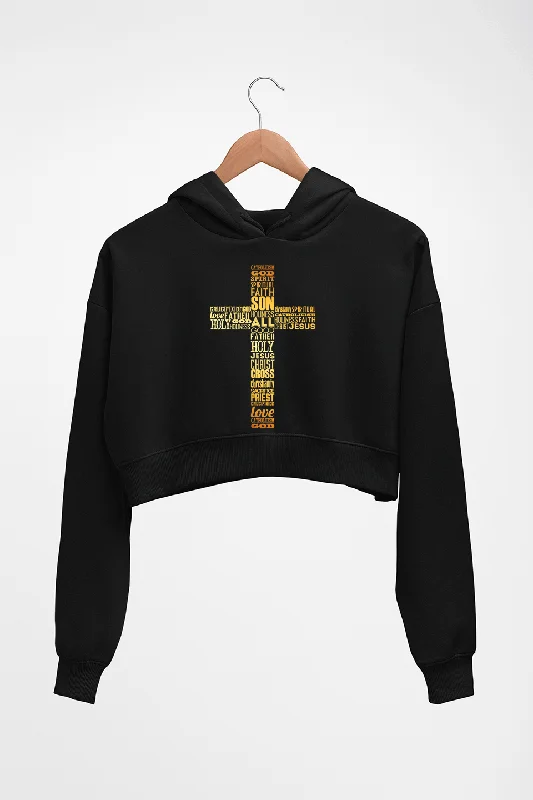 Christian Crop HOODIE FOR WOMEN Hoodie with Snap Buttons Easy Quick