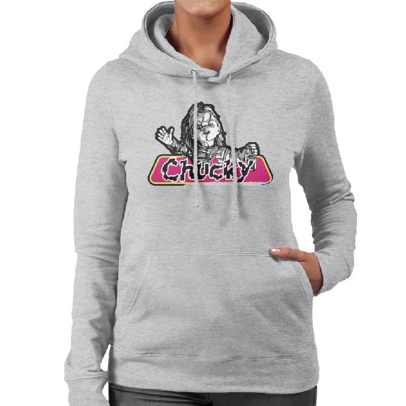 Chucky Heart Of Damballa Women's Hooded Sweatshirt Hoodie with Hem Lace Feminine Delicate