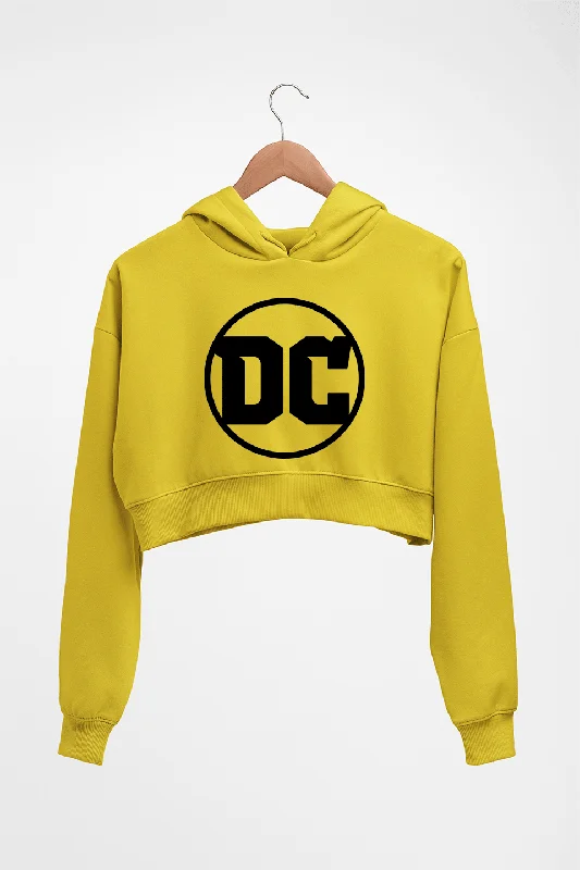 DC Crop HOODIE FOR WOMEN Hoodie with Snap Buttons Easy Quick