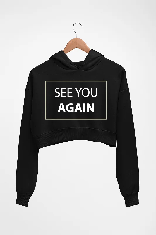 Fast & Furious See You Again Crop HOODIE FOR WOMEN Hoodie with Drawstring Waist Adjustable Fitted