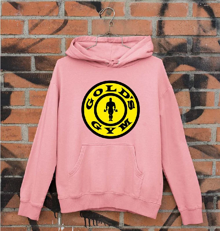 Gold's Gym Unisex Hoodie for Men/Women Hoodie with Button Placket Classic Preppy