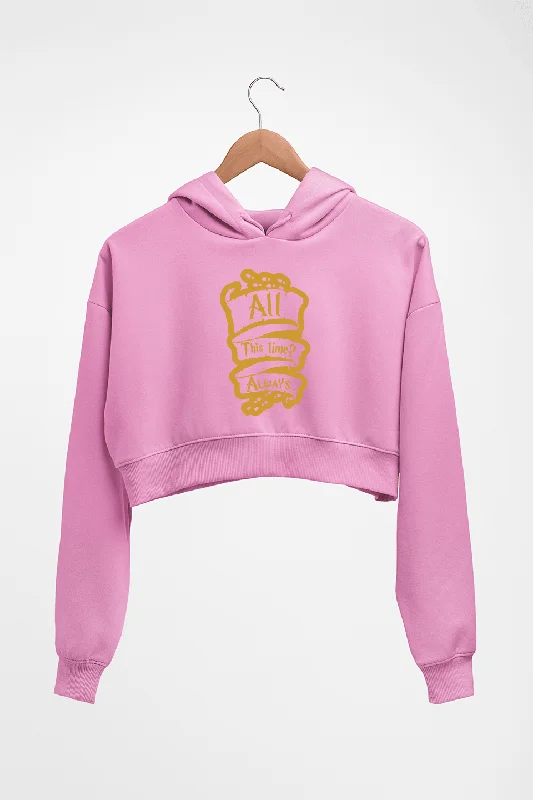 Harry Potter Crop HOODIE FOR WOMEN Hoodie with Puffed Sleeves Voluminous Trendy