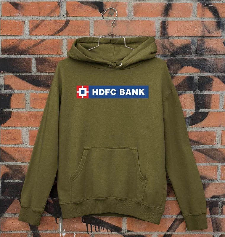 HDFC Bank Unisex Hoodie for Men/Women Hoodie with Zipper Versatile Modern