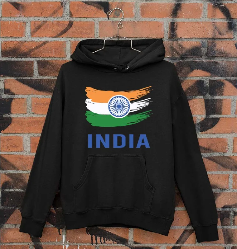 India Unisex Hoodie for Men/Women Hoodie with Frayed Bohemian Relaxed