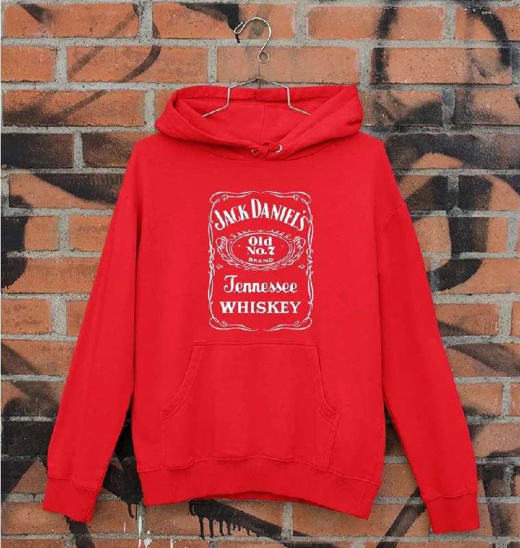 Jack Daniels Unisex Hoodie for Men/Women Hoodie with Contrast Stitching Detailed Premium