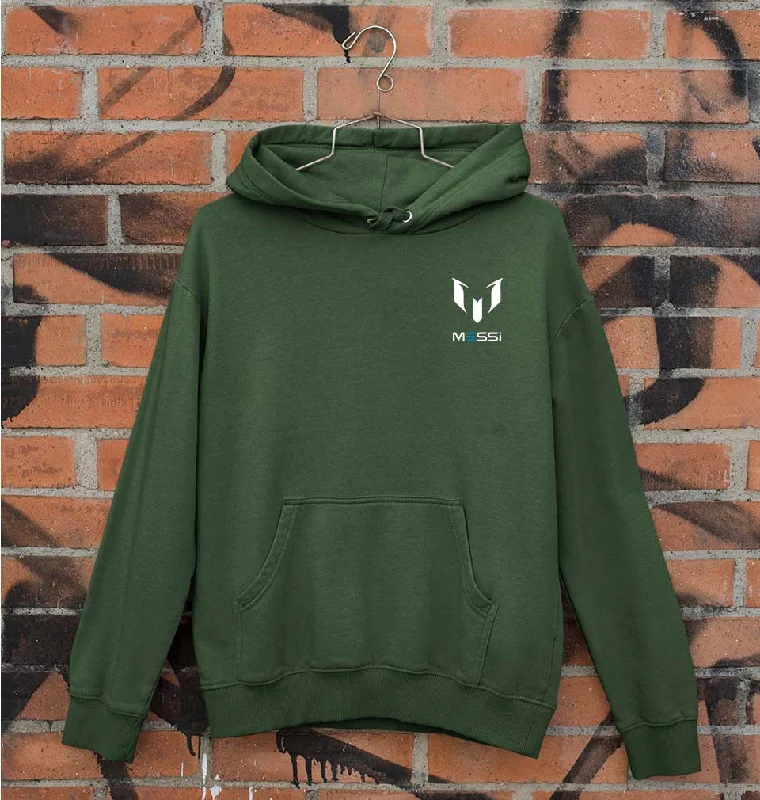 Messi New Logo Unisex Hoodie for Men/Women Hoodie with Metallic Shiny Futuristic