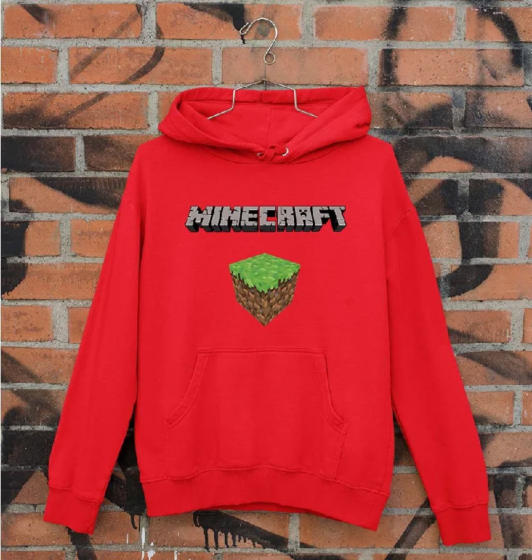 Minecraft Unisex Hoodie for Men/Women Hoodie with Embroidery Detailed Premium