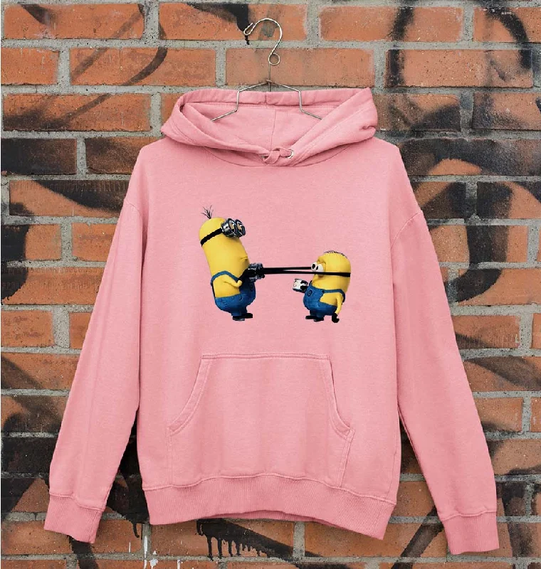 Minion Fight Unisex Hoodie for Men/Women Hoodie with Zipper Placket Modern Functional