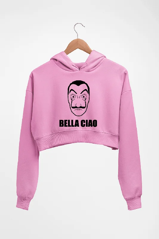 Money Heist Bella Ciao Crop HOODIE FOR WOMEN Hoodie Crop Top Short Trendy