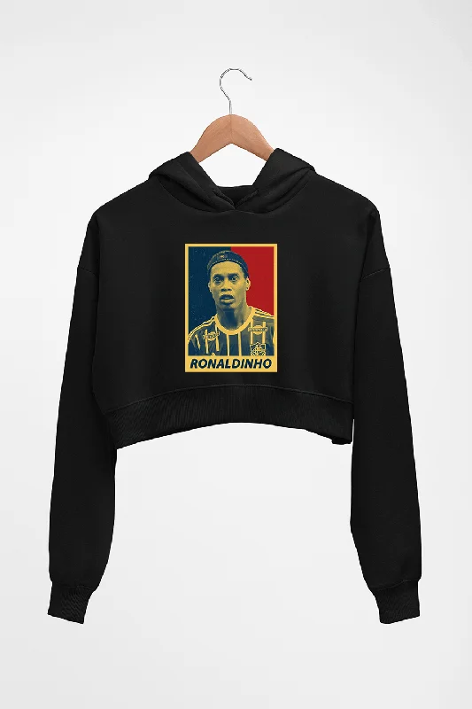 Ronaldinho Crop HOODIE FOR WOMEN Hoodie with Neon Bright Vibrant