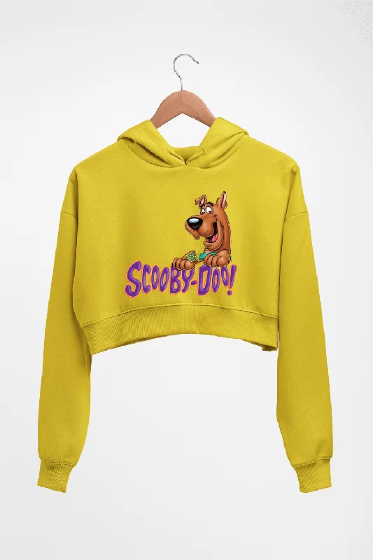 Scooby Doo Crop HOODIE FOR WOMEN Hoodie with Embroidery Detailed Premium