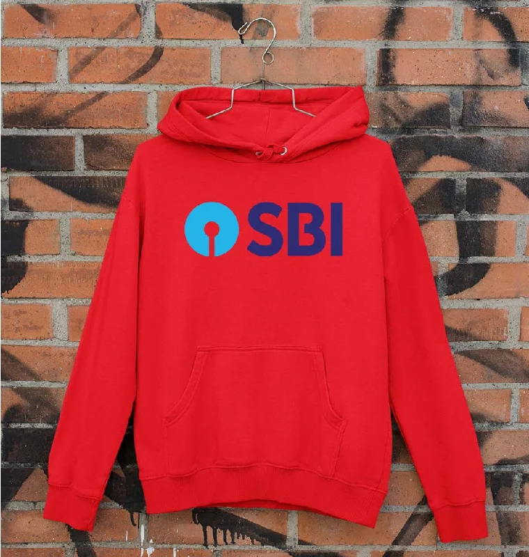 State Bank of India(SBI) Unisex Hoodie for Men/Women Hoodie with Hem Contrast Bold Stylish