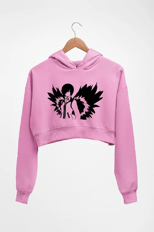 Tokyo Ghoul Crop HOODIE FOR WOMEN Hoodie with Drawstring Waist Adjustable Fitted