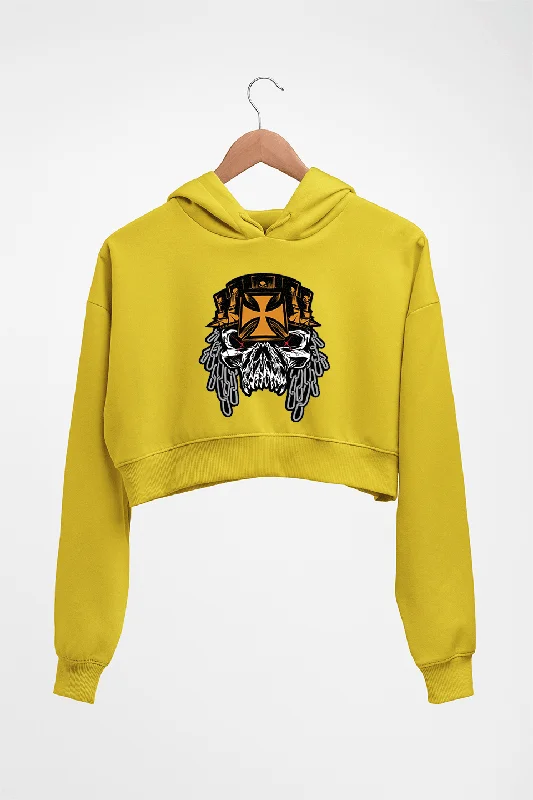 Triple H WWE Crop HOODIE FOR WOMEN Hoodie with Relaxed Fit Easy Casual