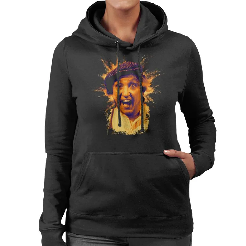 TV Times Comedian Ken Dodd 1978 Women's Hooded Sweatshirt Hoodie with Raglan Sleeves Sporty Comfortable